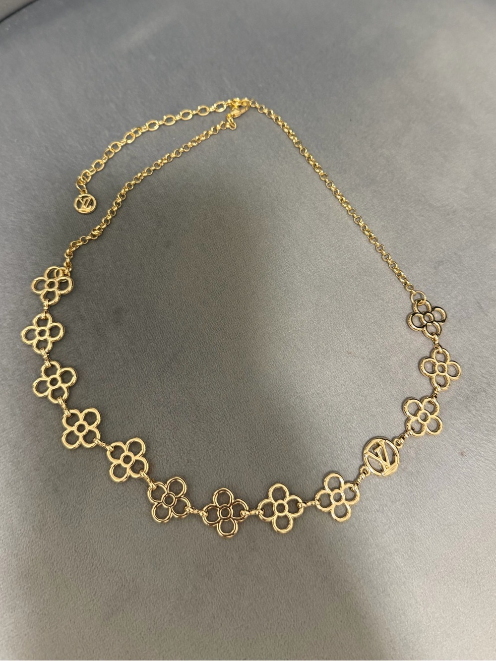 Louis Vuitton Floral Link Necklace